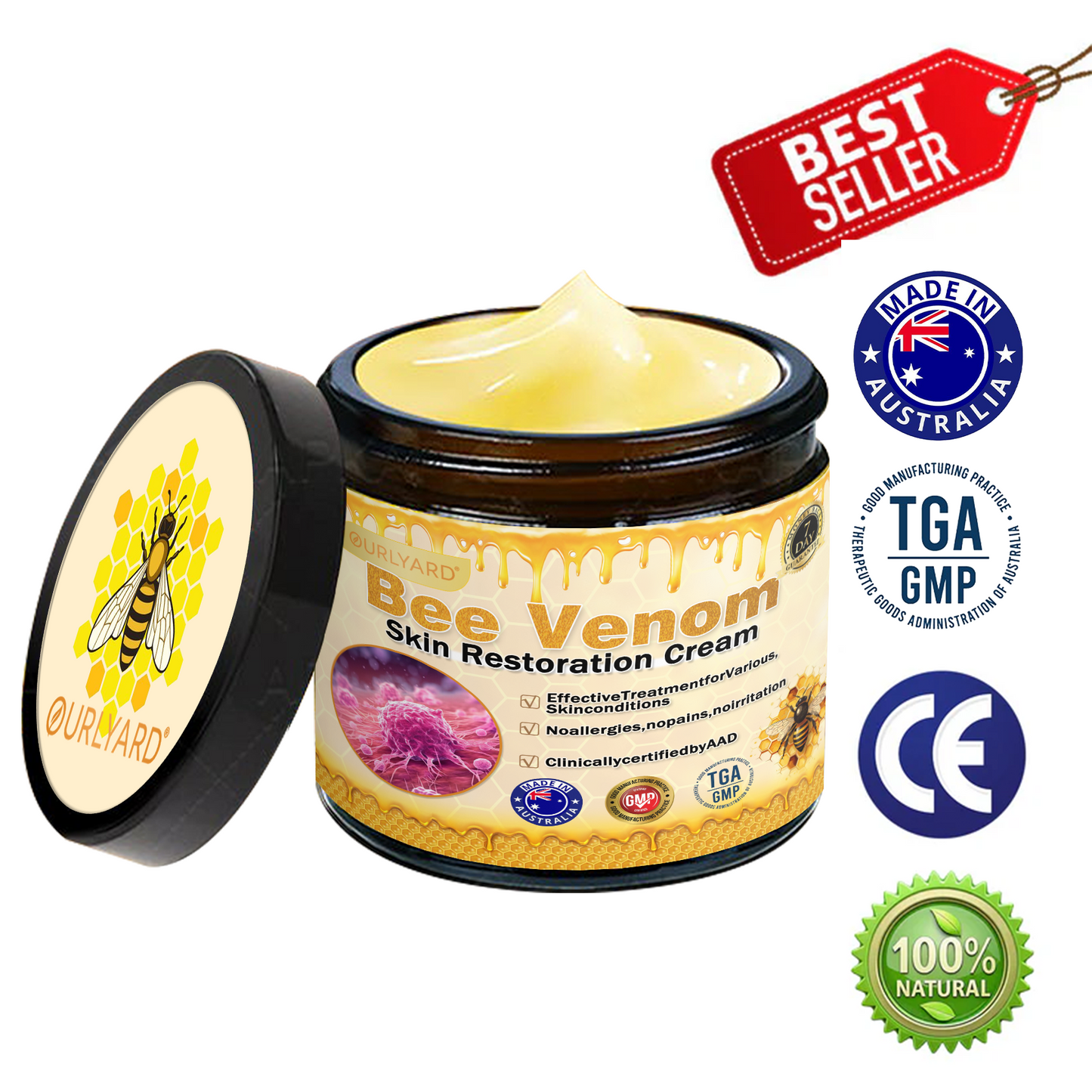 💥💥TGA Approved: Ourlyard® Bee venom Pro Comprehensive Cream — 🔥Limited Time 80% OFF🔥