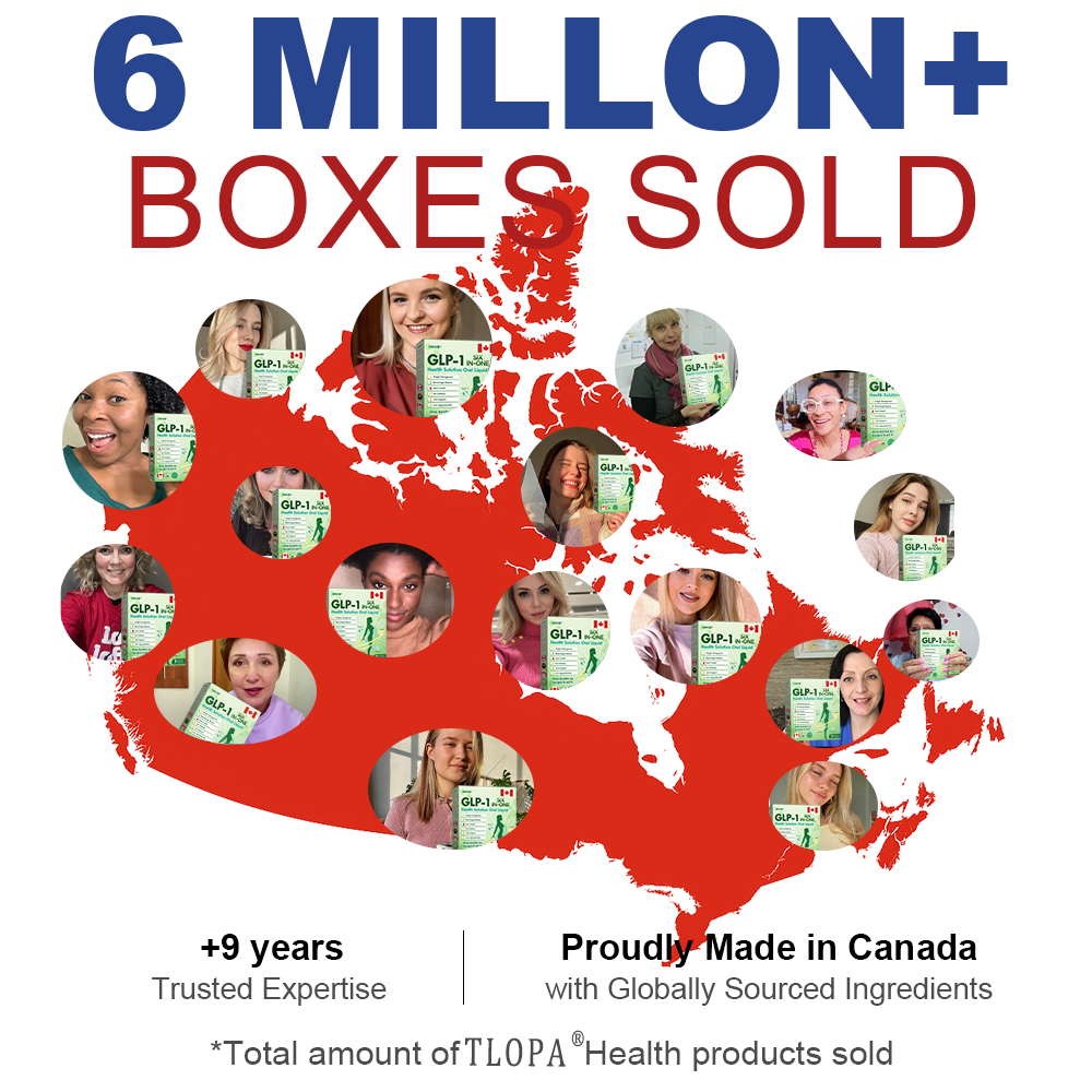 🇨🇦 Proudly Made for Canada | TLOPA® GLP-1 Oral Solution 🏅 Backed by science | 6-in-1 formula | Results in 7 days