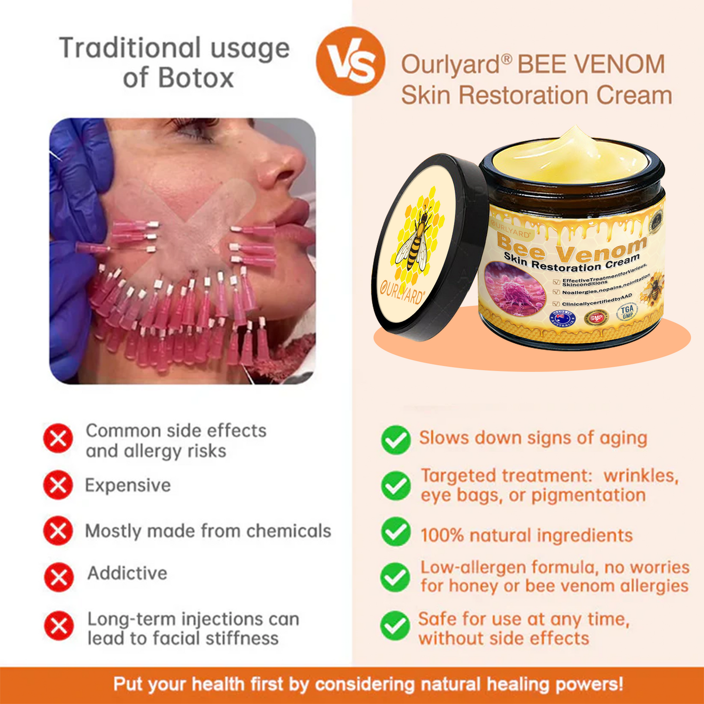 💥💥TGA Approved: Ourlyard® Bee venom Pro Comprehensive Cream — 🔥Limited Time 80% OFF🔥
