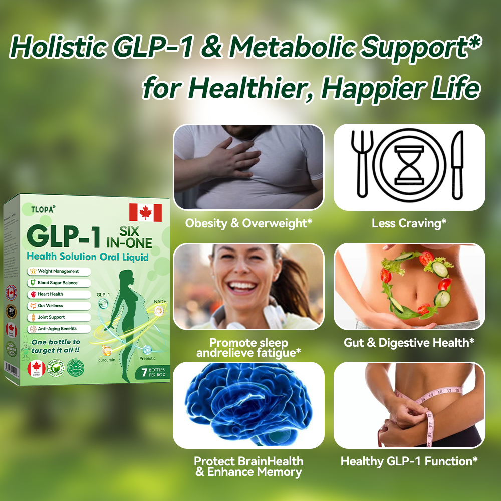 🇨🇦 Proudly Made for Canada | TLOPA® GLP-1 Oral Solution 🏅 Backed by science | 6-in-1 formula | Results in 7 days